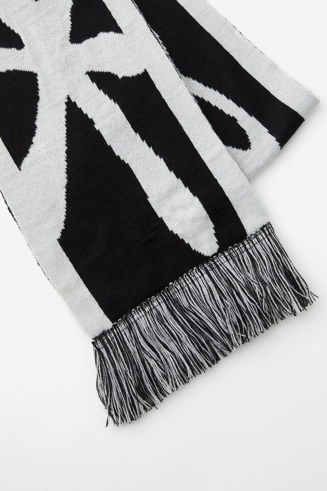 Notion Scarf, BLACK/WHITE