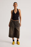 Emma Gathered Halter, BLACK - alternate image 2