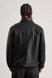 Notion Pu Leather Jacket, BLACK - alternate image 3