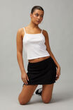 Mesh Mini Skirt, BLACK - alternate image 5