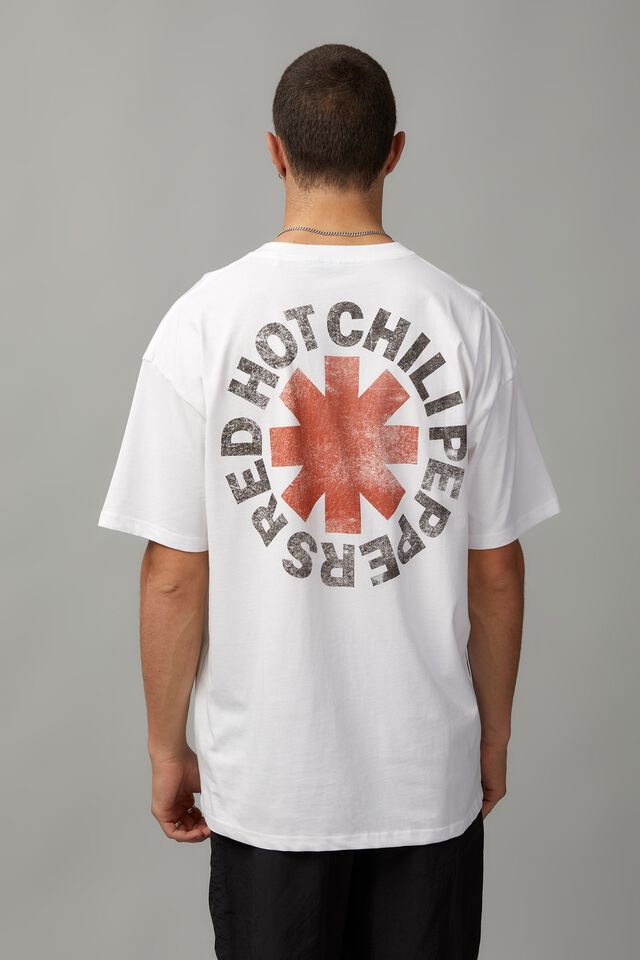 Essential Music Merch T Shirt, LCN MT WHITE/RHCP