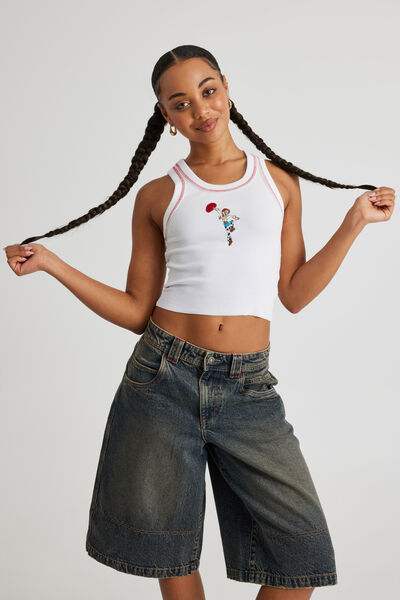 Lcn Toy Story Scoop Neck Tank, LCN DIS WHITE/JESSIE