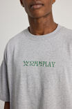 Half Half Heavyweight Box Fit Graphic Tshirt, HH STEEL MARLE/JOBSITE - alternate image 4