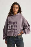 Notion Boxy Hoodie, NTN WASHED MYSTIC PURPLE/NOTION N092 - alternate image 1