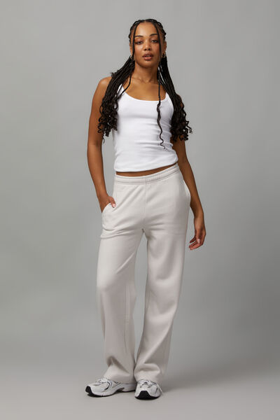 Straight Leg Trackpant, DOVE GREY