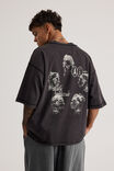 Notion Boxy Cropped Heavyweight Tshirt, NTN BLACK ACID/ALL STARING - alternate image 1