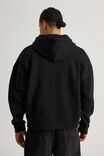 Notion Zip Thru Hoodie, NTN WASHED BLACK/NOTION BADGES - alternate image 4