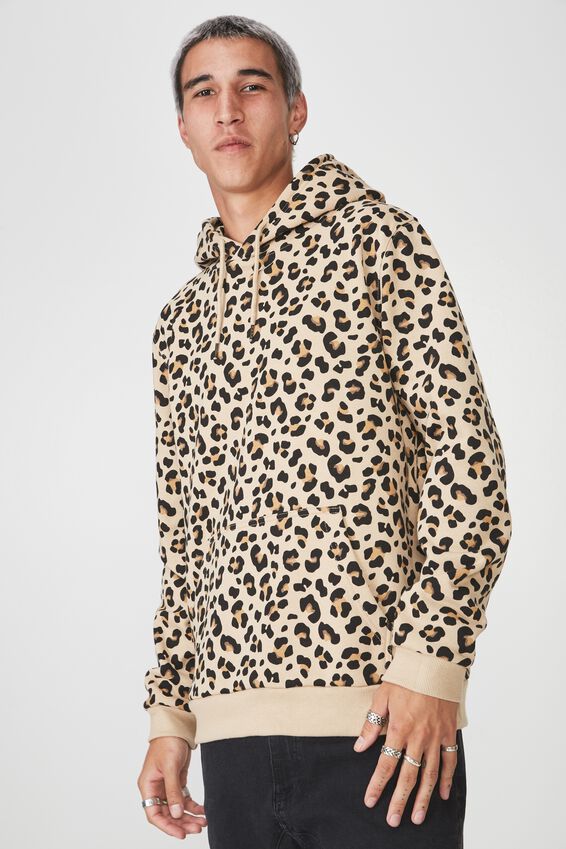 Basic Hoodie, LEOPARD PRINT