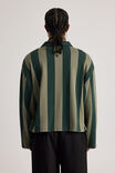 Open Gallery Striped Polo, OG DUSTY KHAKI STRIPE/OPEN GALLERY ICONS - alternate image 3