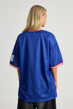V Neck Sports Jersey, BLUE RED/06 - alternate image 3