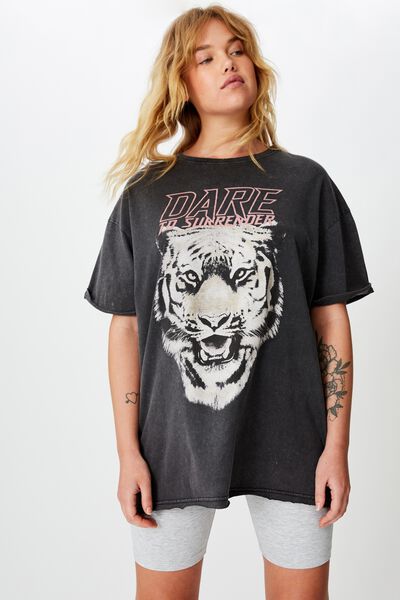 Os Graphic Tee, WASHED BLACK/DARE TO SURRENDER