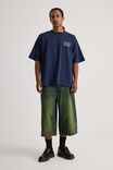 Half Half Heavyweight Box Fit Graphic Tshirt, HH MIDNIGHT BLUE/SWAP BUY SELL - alternate image 2