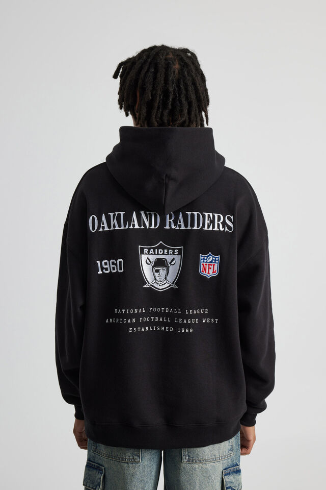 Nfl Hoodie, LCN NFL BLACK/RAIDERS NEW PREP