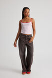 Printed Jersey Cami, WHITE/RED HEARTS - alternate image 2