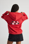 Lcn Paul Frank Original Hoodie, LCN PAU RANCH RED/PAUL FRANK - alternate image 3