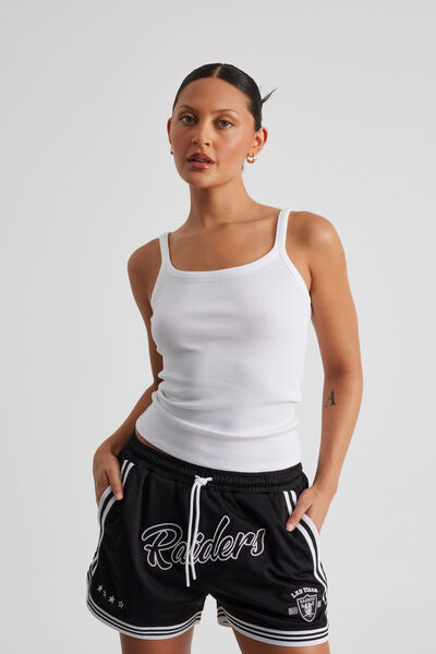 Longline Tank, WHITE