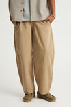 Authentics Semi-Barrel Pant, TAN TWILL - example image 2