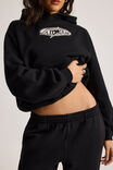 Cuffed Slouchy Trackpant, BLACK - alternate image 4