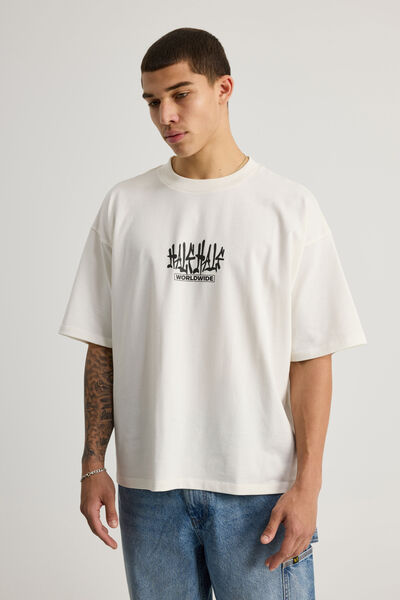 Half Half Heavyweight Box Fit Graphic Tshirt, HH CLOUD/HALF HALF GLOBAL INDUSTRIES
