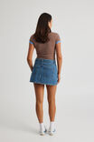 Everyday Denim Mini Skirt, MID BLUE - alternate image 3