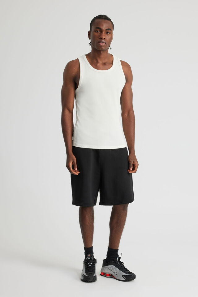 Authentics Rib Tank Top, CLOUD