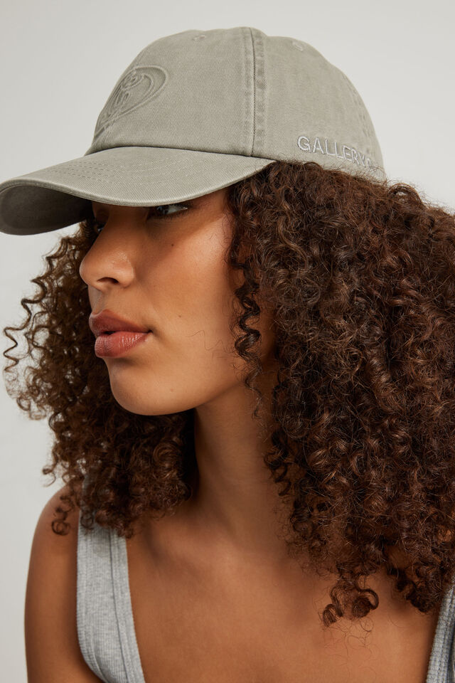 Open Gallery G Logo Dad Cap, OPEN GALLERY BEIGE TONAL EMB