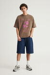 Half Half Classico Denim Short, DEEP INDGO/HH STAR - example image 2