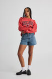 Lcn Nba Crew Neck Sweater, LCN NBA VARSITY RED/CHICAGO BULLS - alternate image 1