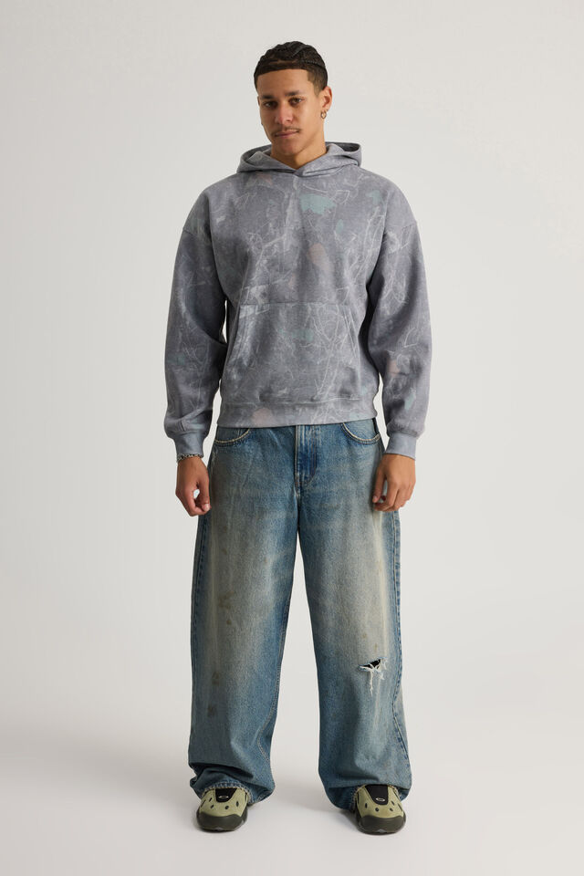 Notion Hoodie, NTN WASHED LEAFY CAMO
