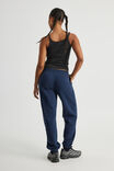 Cuffed Slouchy Trackpant, NAVY BLAZER - alternate image 3