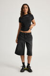Fitted Graphic Tee, WASHED BLACK/NTN 192 - alternate image 2
