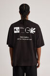 Open Gallery Heavyweight Box Fit Tshirt, OG BLACK/OPEN GALLERY MOTIFS - alternate image 4