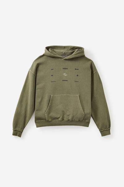 Notion Hoodie, NTN WASHED DEEP KHAKI/VAST ARRAY