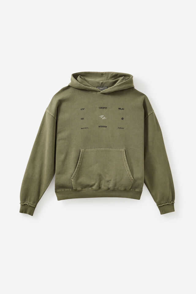 Notion Hoodie, NTN WASHED DEEP KHAKI/VAST ARRAY