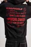 Half Half Hoodie, HH BLACK/WORLDWIDE - alternate image 4