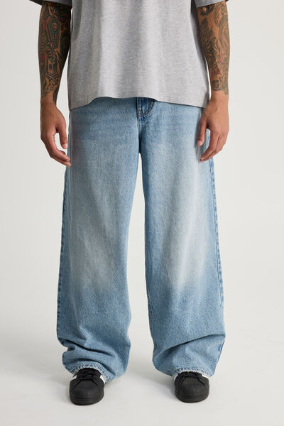 Half Half El Grande Baggy Jean, TORQUAY BLUE