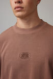 Waffle Texture Box Fit T Shirt, WASHED CHESTNUT/UC - alternate image 4