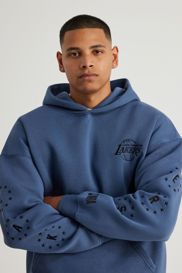 Nba Hoodie, LCN NBA BLUE AURA/LA LAKERS