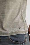 Notion Regular Graphic Tshirt, NTN PORTLAND MOSS BURNOUT - alternate image 4
