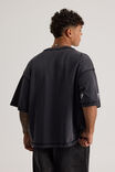 Boxy Cropped Music T Shirt, LCN MT WASHED BLACK/TOOL - alternate image 3