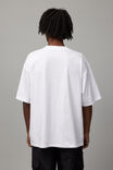 Box Fit Unified Tshirt, WHITE/UC NEON ASPHALT - alternate image 3