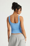 Authentics Scoop Rib Tank, AQUAMARINE - example image 3