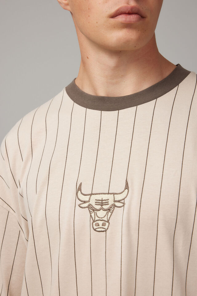 Oversized Nba T Shirt, LCN NBA PINSTRIPE/CHICAGO BULLS