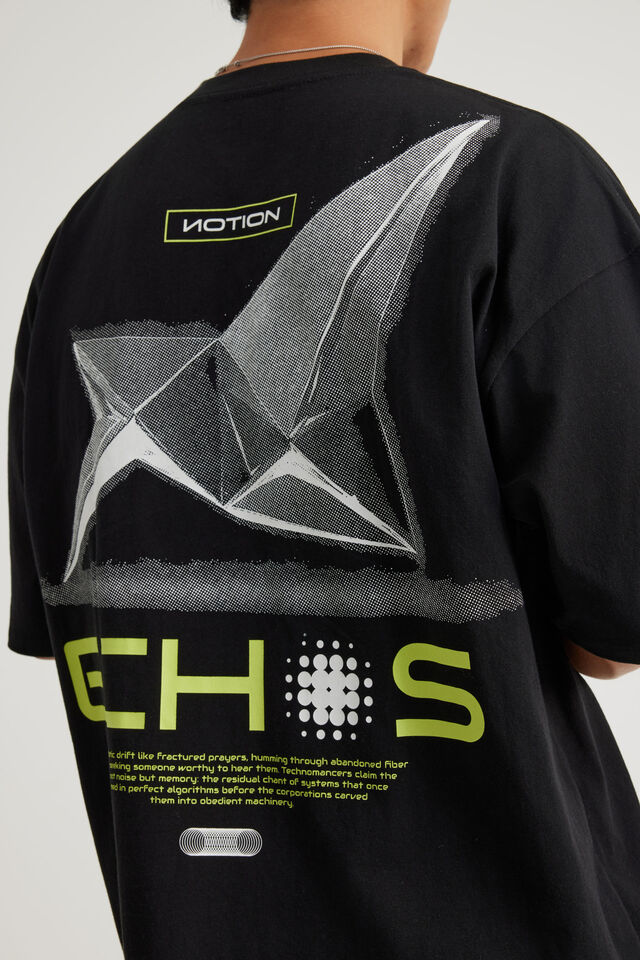 Notion Vintage Graphic Tshirt, NTN BLACK/ECHOS