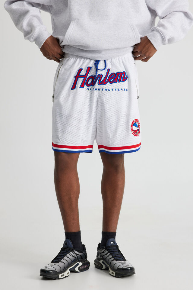 Harlem Globetrotters Basketball Short, LCN HGT WHITE/HARLEM CLASSIC