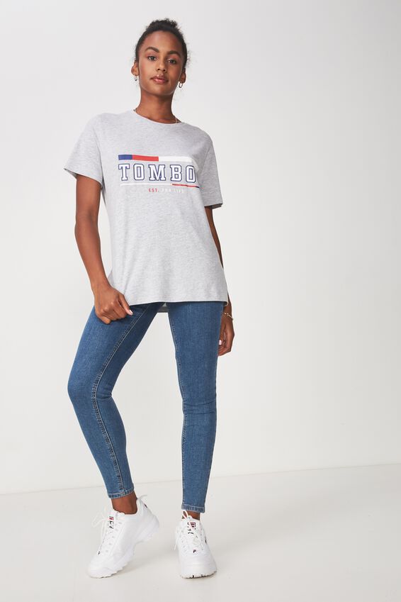 The Skinny Mid Rise Jean, BONDI BLUE