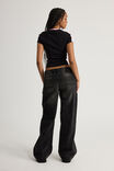 Low Rise Relaxed Jean, EXTREME BLACK WASH - alternate image 3