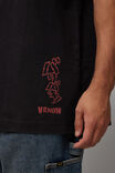 Oversized Marvel T Shirt, LCN MAR WASHED BLACK/VENOM - alternate image 4