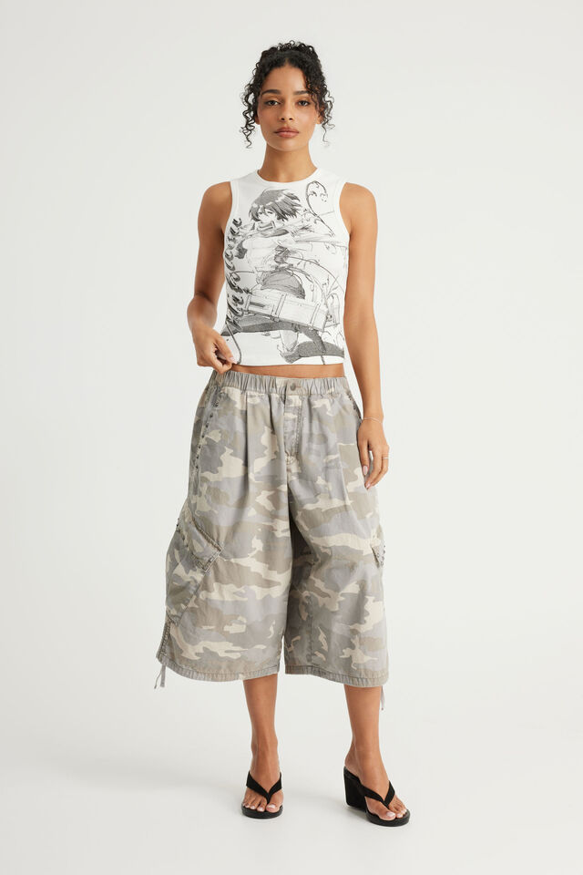 Attack On Titan High Neck Tank, LCN AOT CLOUD/MIKASA
