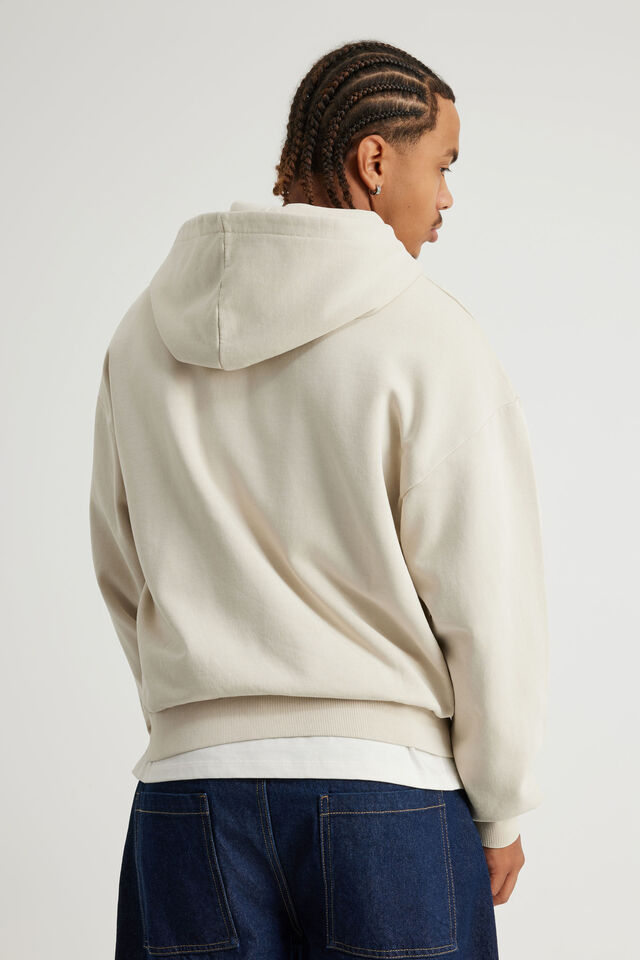 Notion Zip Thru Hoodie, NTN WASHED PEBBLE/NTN LOGO